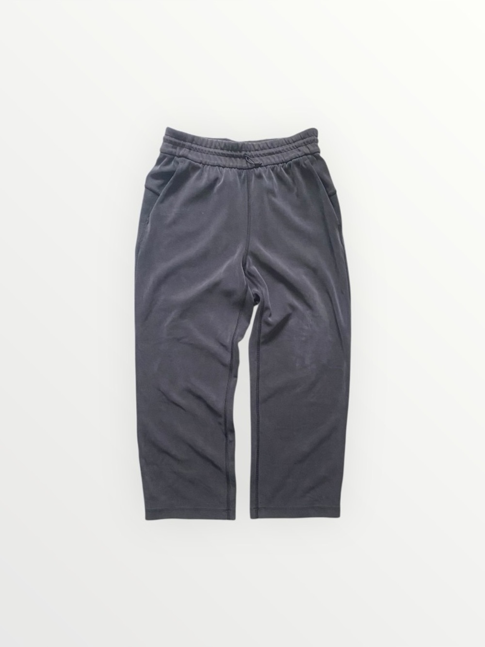 Lululemon Dark Gray Softstreme High-Rise Straight-Leg Cropped Pant Size 4